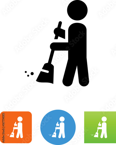 Sweep Icon - Illustration