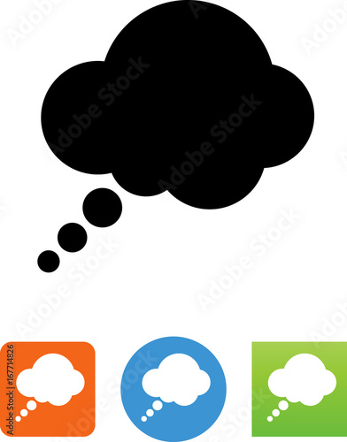 Thinking Bubble Icon - Illustration