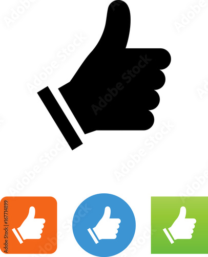 Thumbs Up Gesture Icon - Illustration