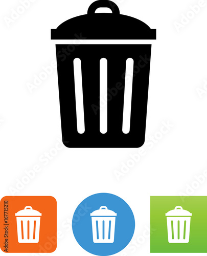 Trash Can Icon - Illustration