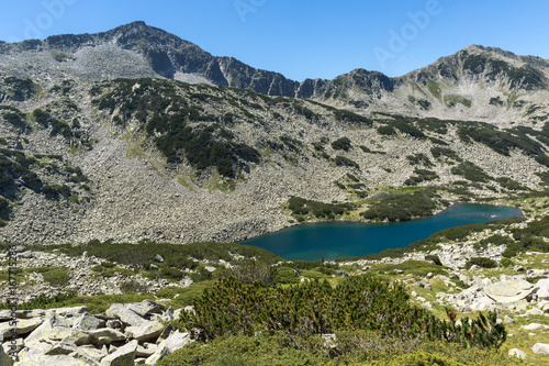 Amazing Landscape of Dalgoto  The Long   lake  Pirin Mountain  Bulgaria
