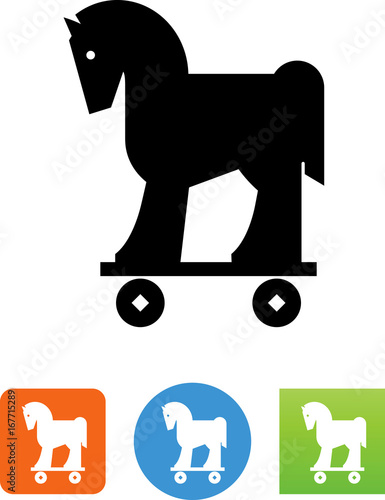 Trojan Horse Icon - Illustration