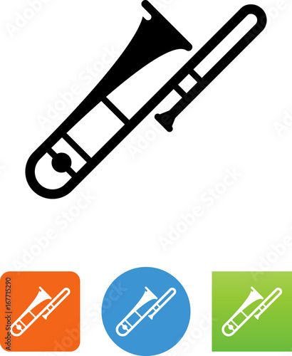 Trombone Icon - Illustration