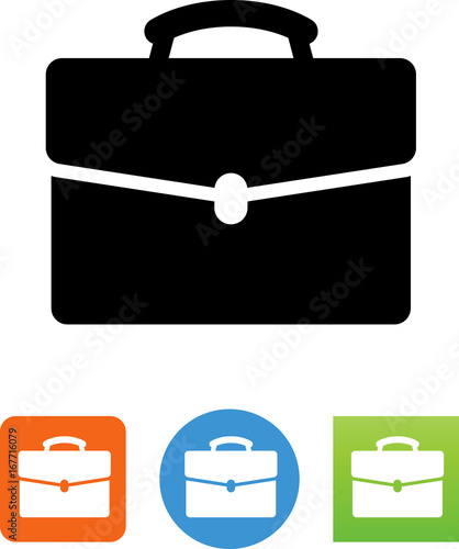 Vector Briefcase Icon - Illustration