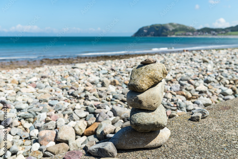 Llandudno Sea Front in North Wales, United Kingdom Llandudno Sea Front in North Wales, United Kingdom