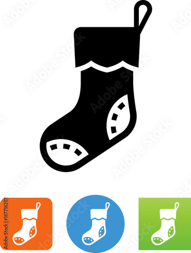 Vector Christmas Stocking Icon