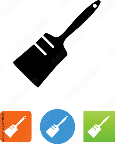 Vector Paint Brush Icon - Illustration