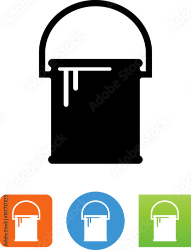 Vector Paint Can Icon - Illustration