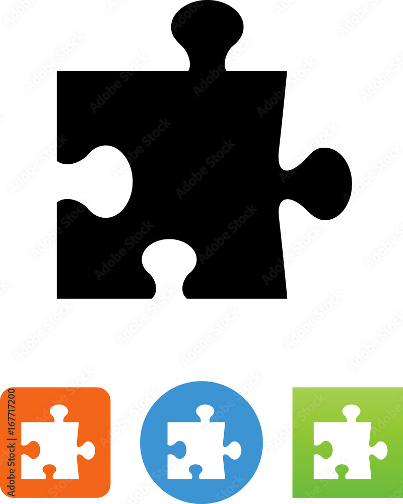 Vector Puzzle Piece Icon - Illustration Vector Puzzle Piece Icon - Illustration