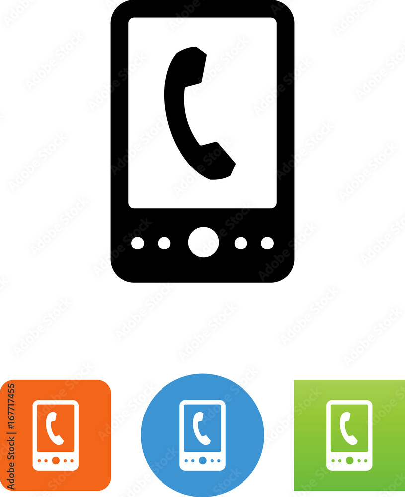 Vector Smart Phone Icon - Illustration Vector Smart Phone Icon - Illustration