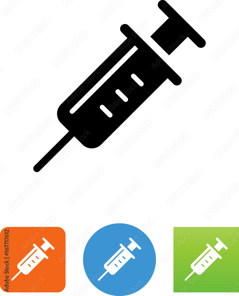 Vector Syringe Icon - Illustration Vector Syringe Icon - Illustration