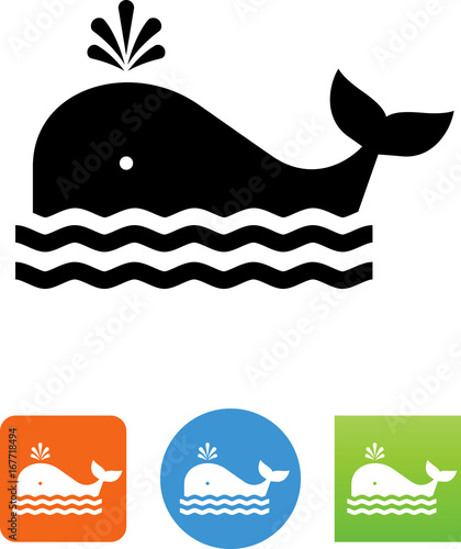 Whale Icon - Illustration