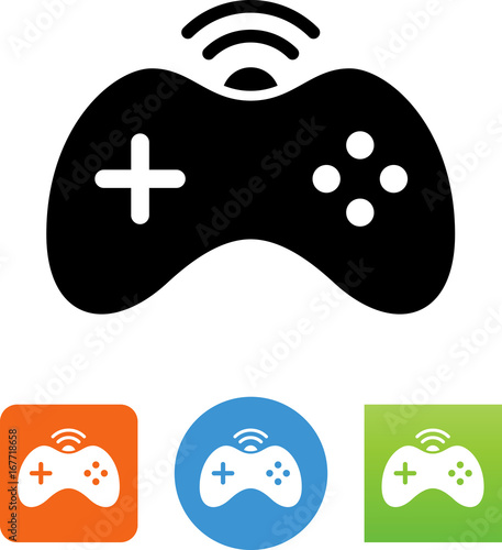 Wireless Video Game Controller Icon