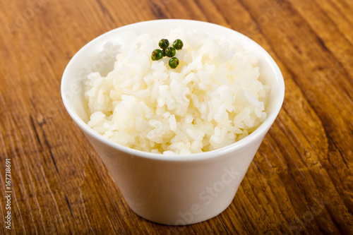 Steamed rice