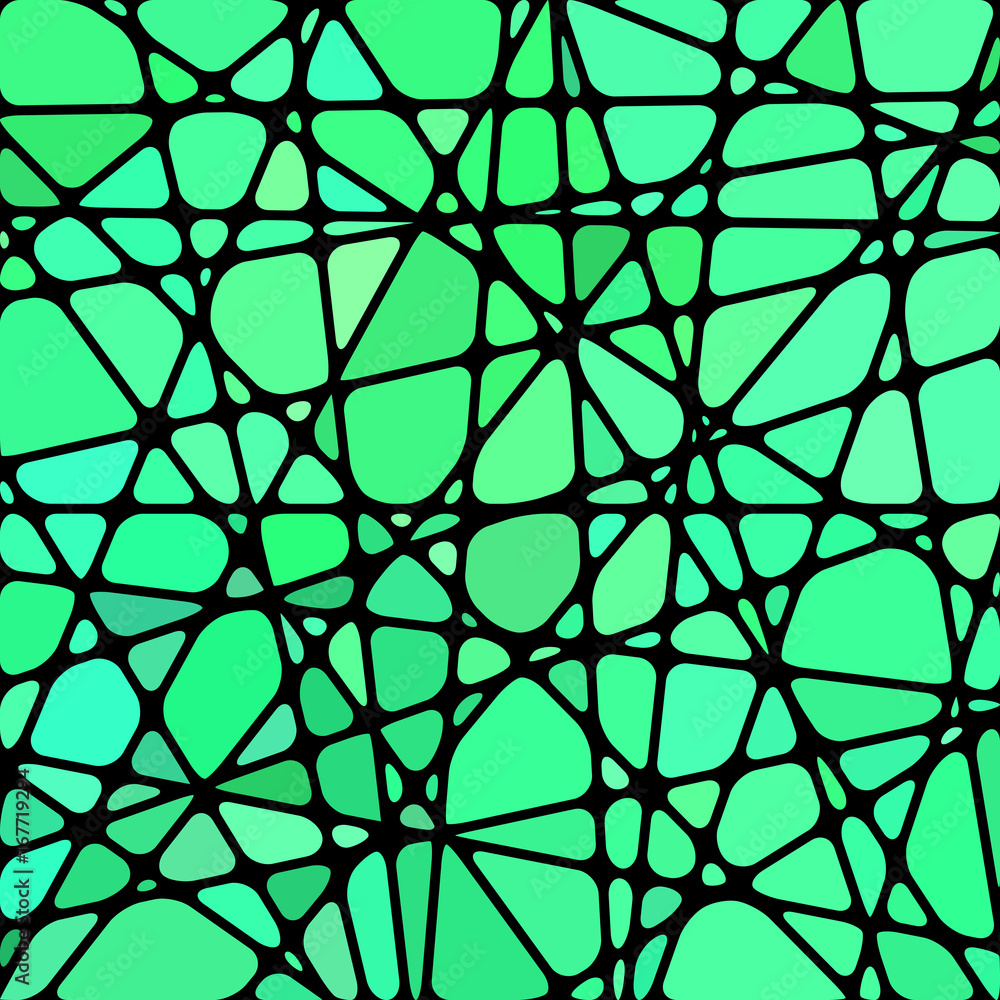 Naklejka premium abstract vector stained-glass mosaic background