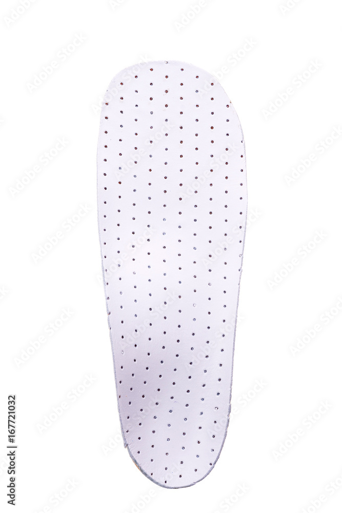 orthopedic insoles on white background orthopedic insoles on white background