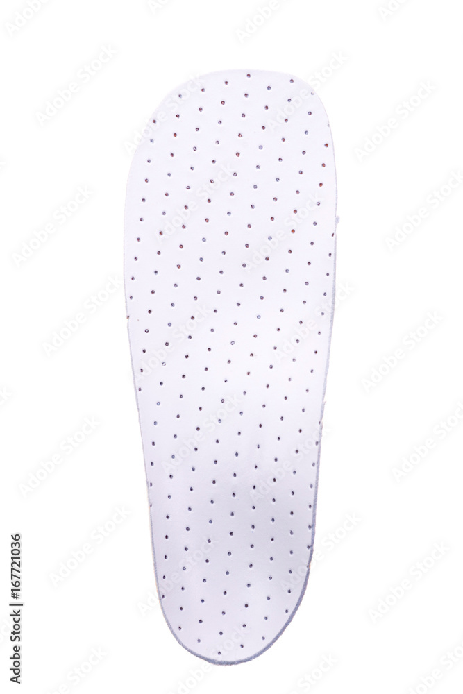 orthopedic insoles on white background orthopedic insoles on white background