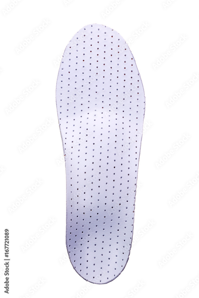 orthopedic insoles on white background orthopedic insoles on white background