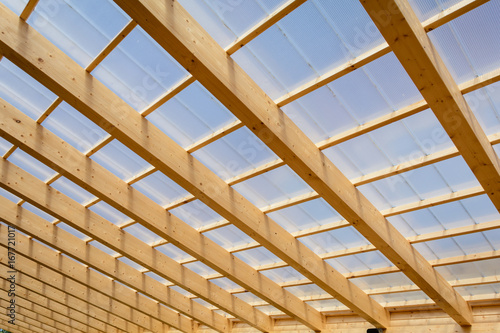Terrasse Überdachung Holz Ausbau Dach 1