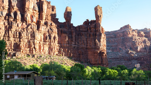 Tableau sur toile Havasupai Waterfalls in Arizona