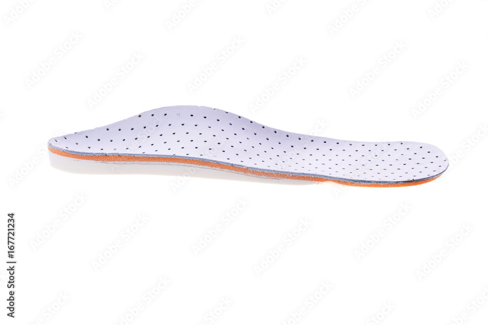 orthopedic insoles on white background orthopedic insoles on white background
