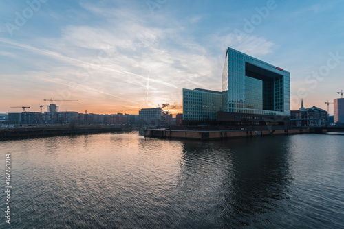 Hamburg Sunset Spiegel photo