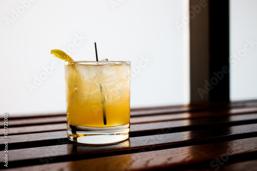 Photography Summer cocktail in natural light