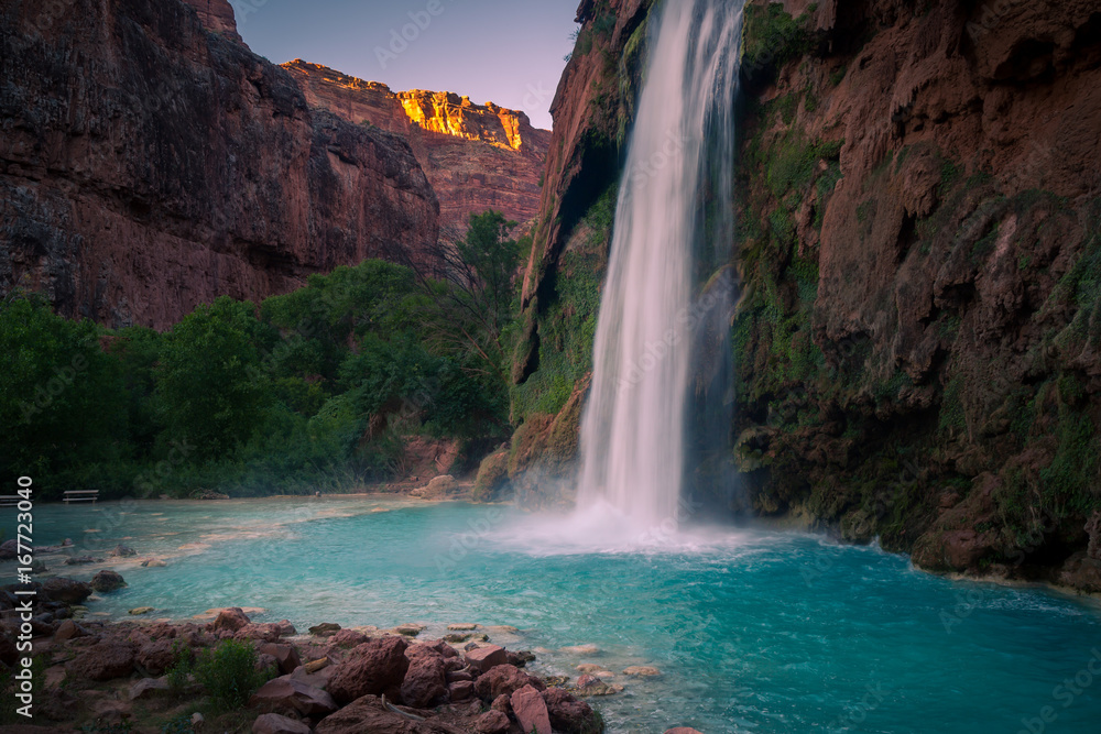 Havasupai Waterfalls in Arizona