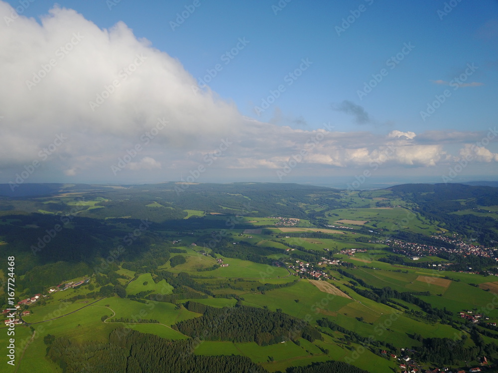 Obraz premium Rhön - Wasserkuppe, Kloster Kreuzberg & Umgebung