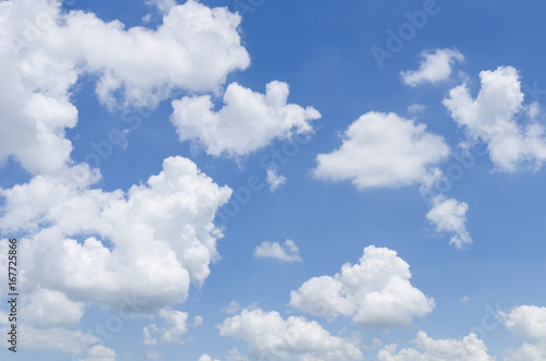 blue sky with cloud