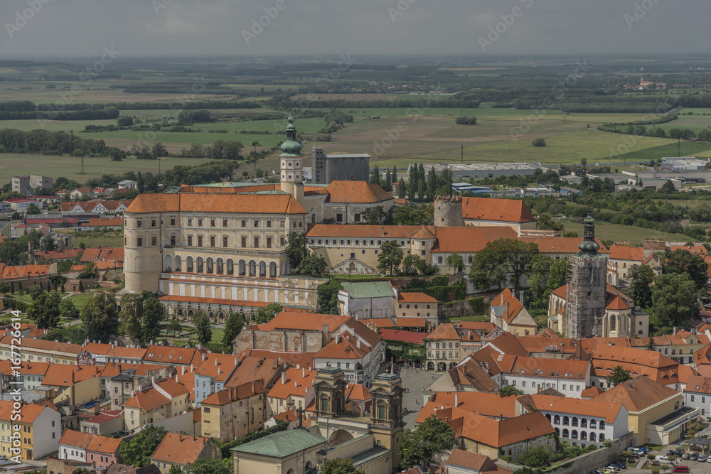 Fototapeta premium Mikulov town in south Moravia region