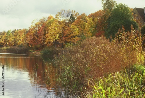 Jezioro Dlugie jesienią photo