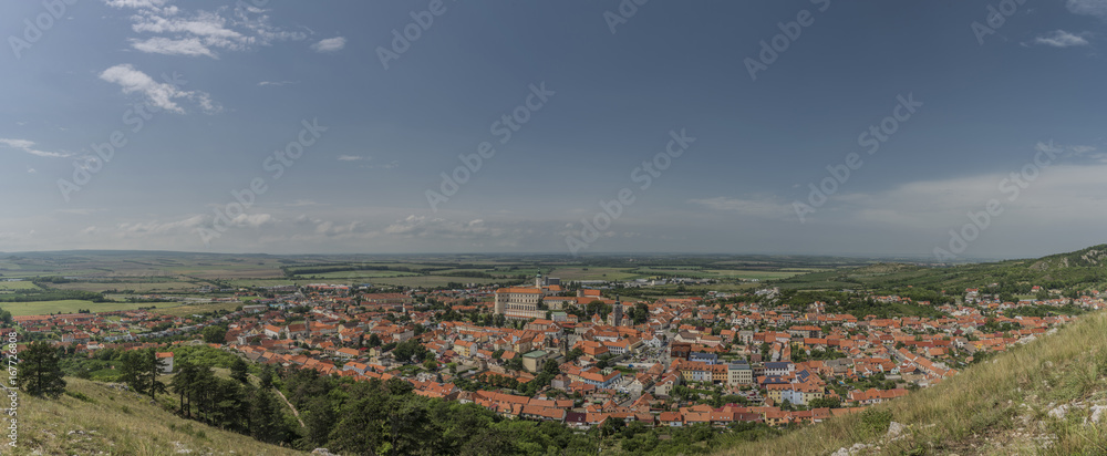 Obraz premium Mikulov town in south Moravia region