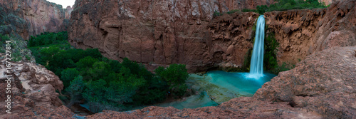 Tableau sur toile Havasupai Waterfalls in Arizona