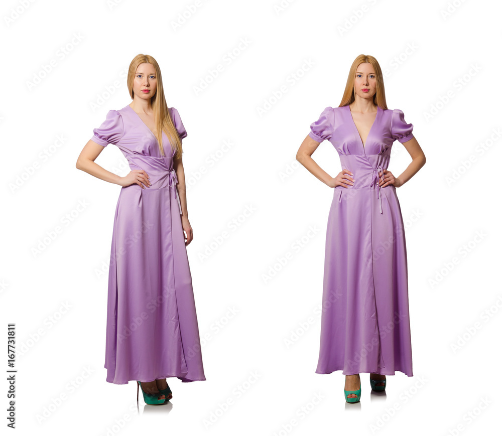 Nice woman in fashion clothing - composite image Nice woman in fashion clothing - composite image