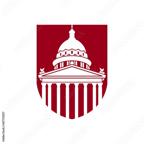 capitol of oklahoma vector logo