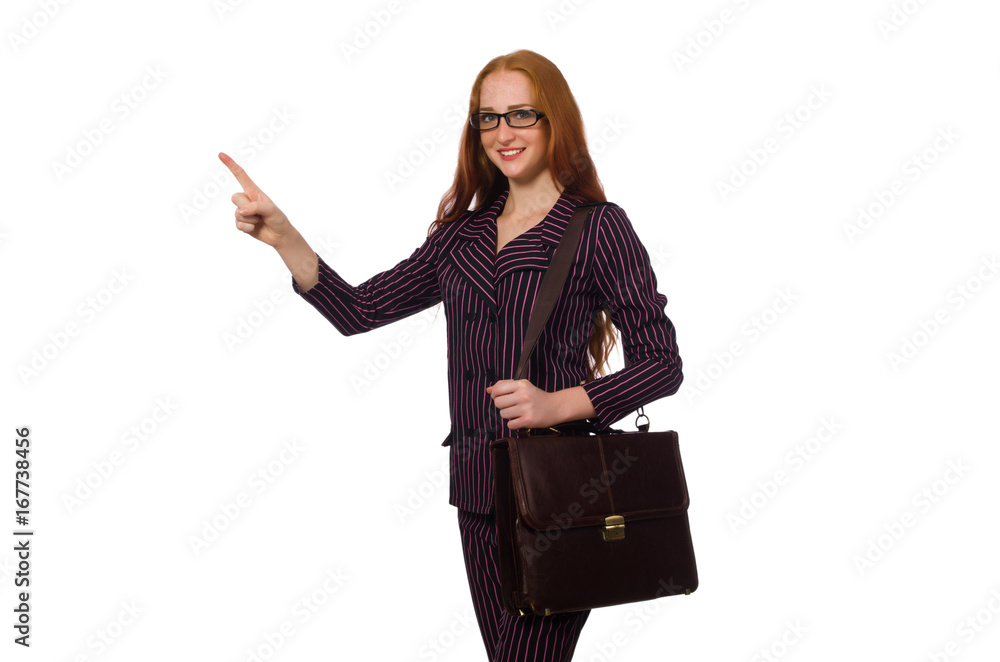 Woman businesswoman concept isolated white background Woman businesswoman concept isolated white background
