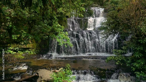 Purakaunui Falls, Catlins, South Island, New Zealand