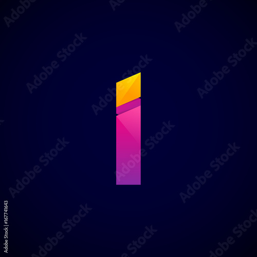 Letter i Modern glossy logo, Vector abstract origami, Digital, Technology, Media for your Corporate identity Free Download Letter i Modern glossy logo, Vector abstract origami, Digital, Technology, Media for your Corporate identity - GFXLoad