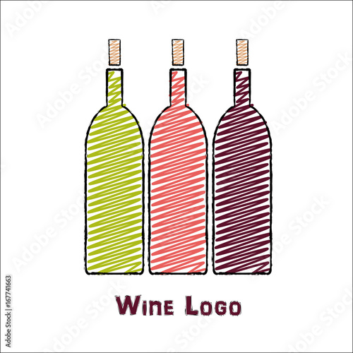 logo entreprise - vin - bouteille - alcool