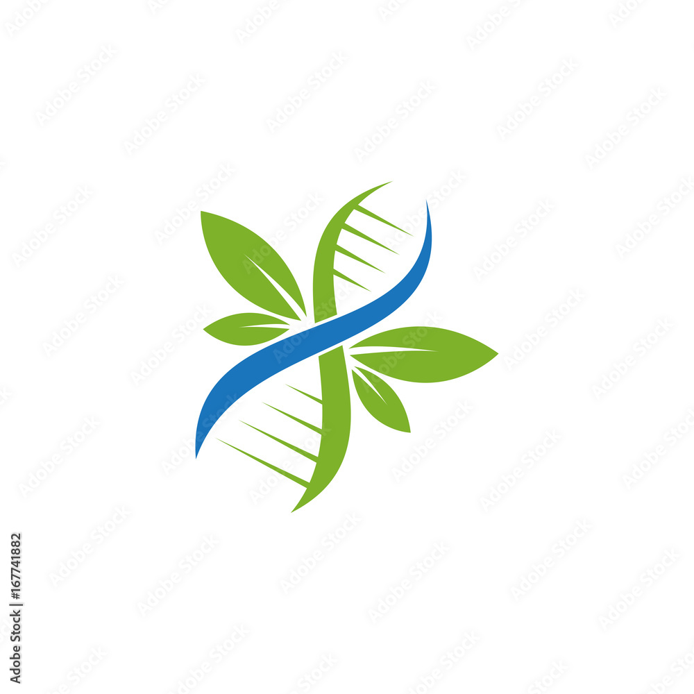 eco DNA medical logo template