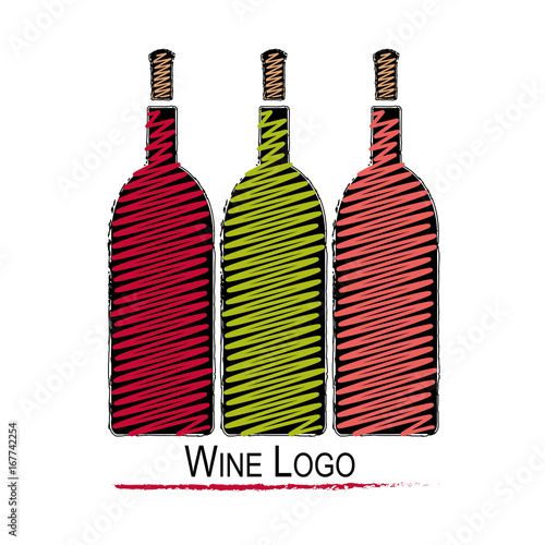 logo entreprise - vin - bouteille - alcool