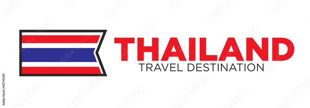 Thailand travel destination sign Thailand travel destination sign