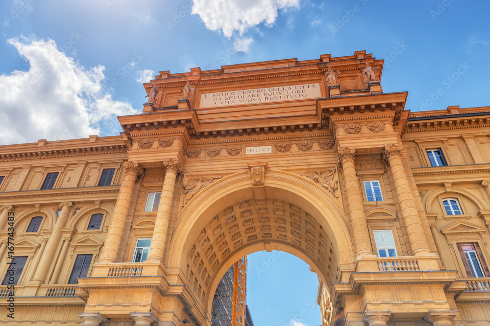 Square of Republic (Piazza della Repubblica).Piazza della Repubblica