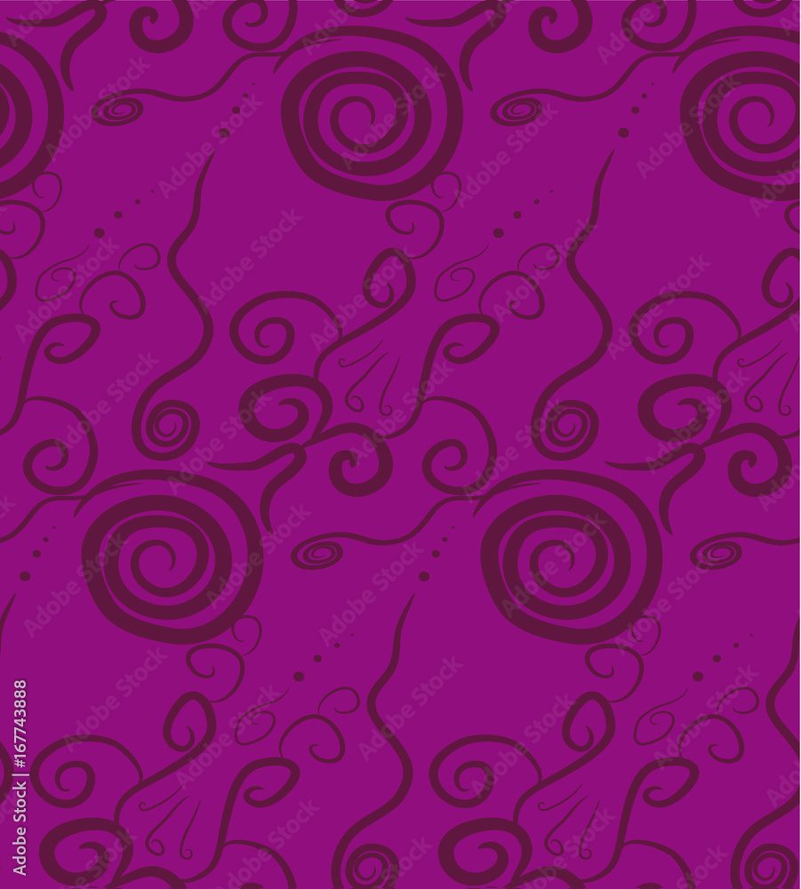 Vector, seamless abstract violet pattern