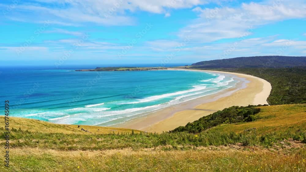 Northland sand beach near Cape Reinga New Zealand Northland sand beach near Cape Reinga New Zealand