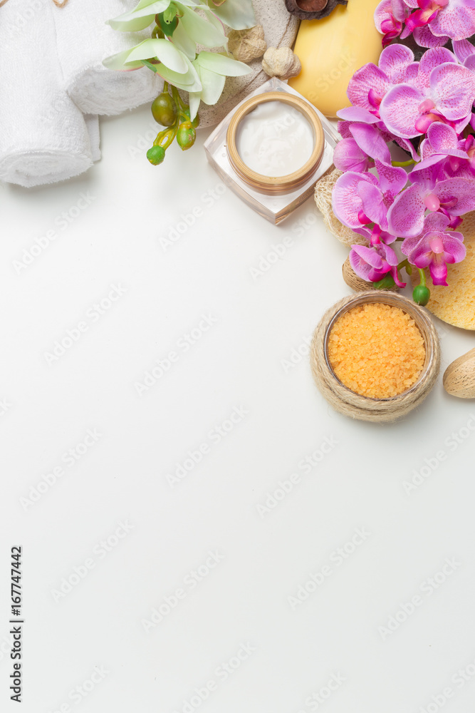 spa concept isolated on white spa concept isolated on white