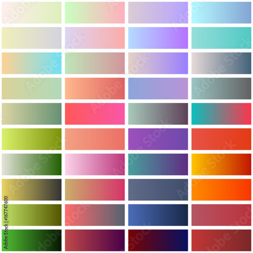 gradient swatches collection