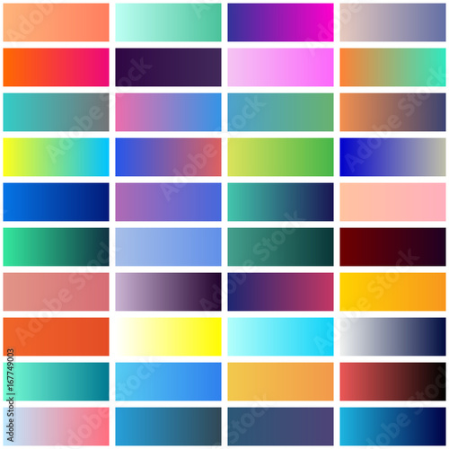 gradient swatches collection