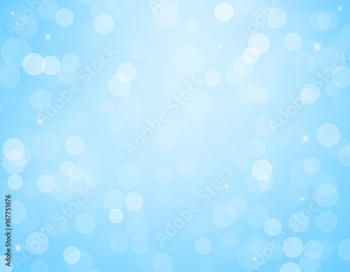 bokeh blue abstract background